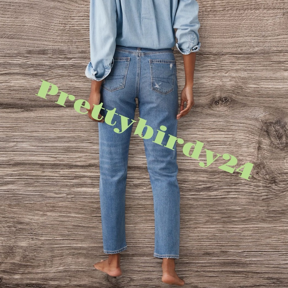 AEO Cool Classic Ripped Mom Jeans - Picture 6 of 11